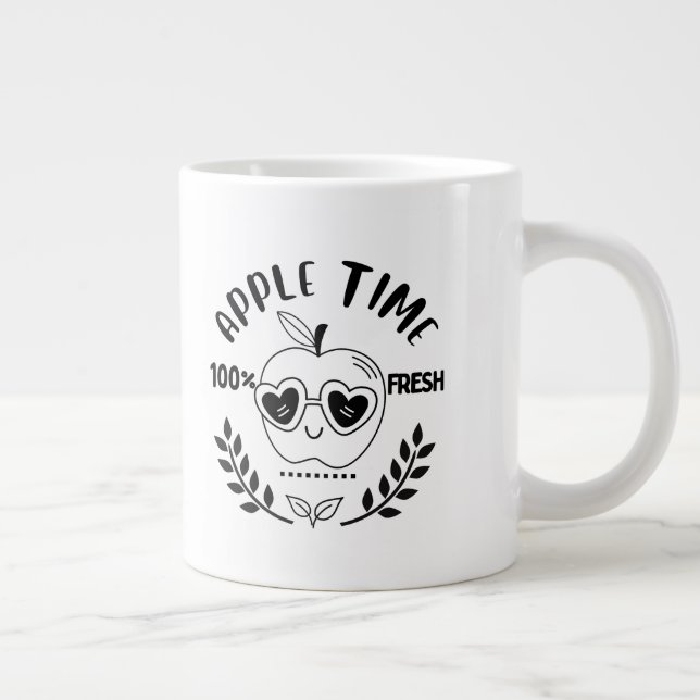 Caneca De Café Grande Hora da Apple (Direita)
