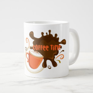 Caneca De Café Grande Hora do Café - Jumbo Mug