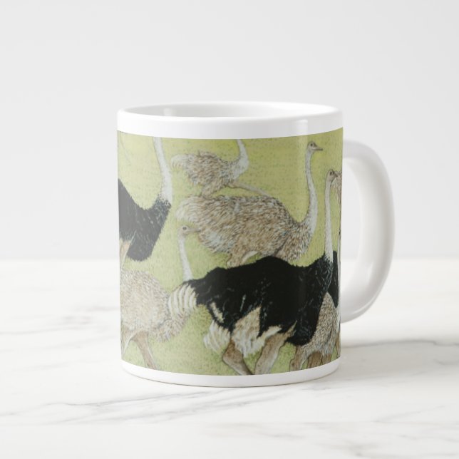 Caneca De Café Grande Horas de ponta (Frente Esquerda)