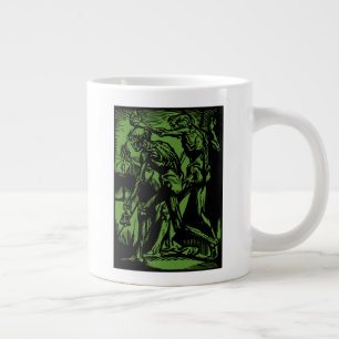 Caneca De Café Grande Horrores Revelados de Mineiros Mortos para o Hallo