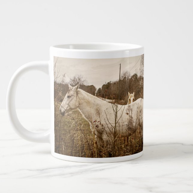 Caneca De Café Grande HORSE MAMA 20 oz. Jumbo Mug (Esquerda)