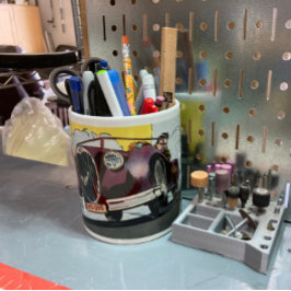 Caneca De Café Grande Hot Rods & Racing Cars, 1952