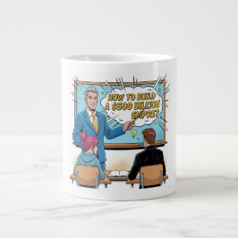Caneca De Café Grande How to Build a $500 Billion Empire Pop Art Mug