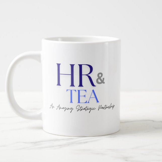 Caneca De Café Grande HR e Tea Mug Azul (Esquerda)