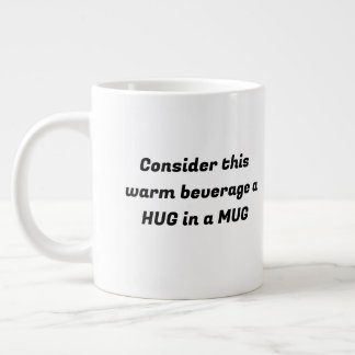 Caneca De Café Grande HUG num MUG