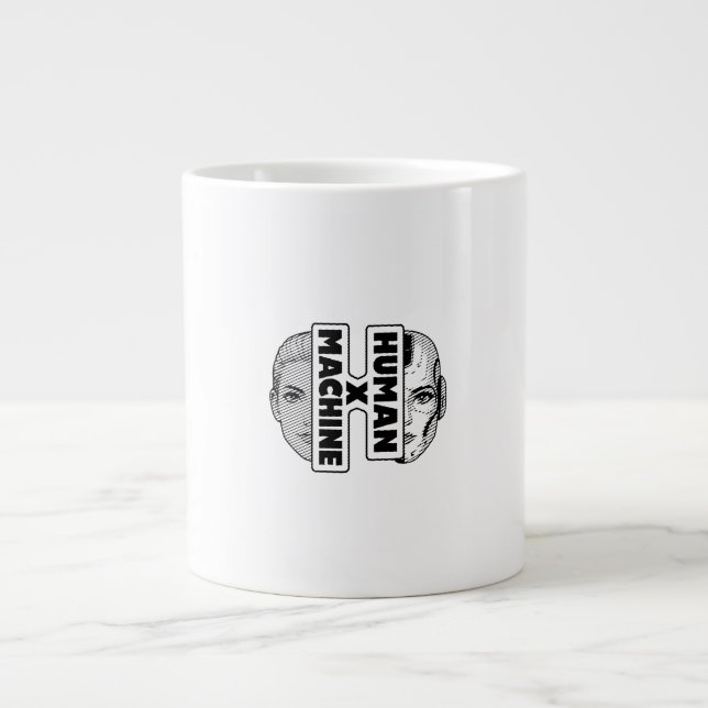 Caneca De Café Grande HUMAN x MACHINE (Frente)