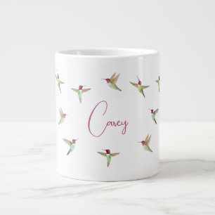 Caneca De Café Grande Hummingbird da Anna Personalizada
