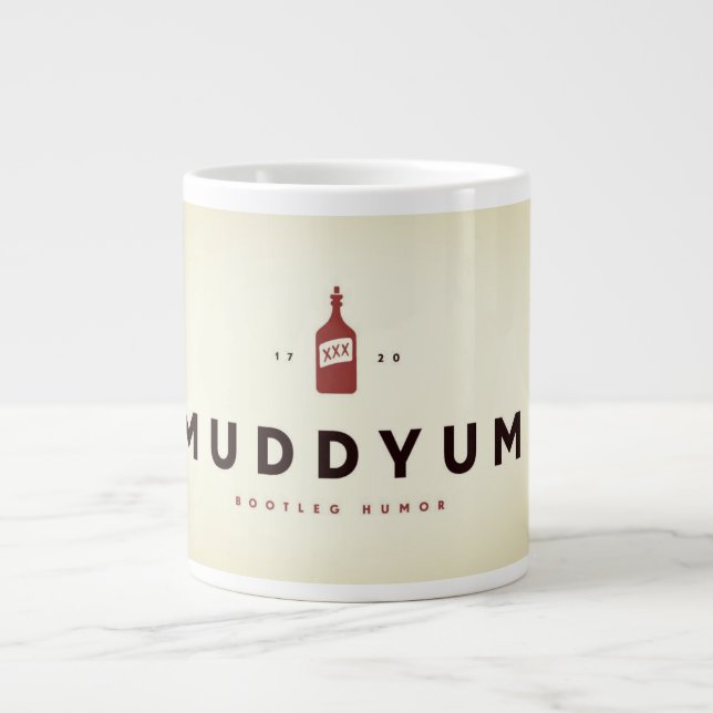 Caneca De Café Grande Humor Bootleg MuddyUm (Frente)