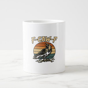 Caneca De Café Grande Humor Gótico Corvo F Engraçado Estilo Criativo
