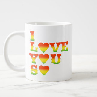 CANECA DE CAFÉ GRANDE I FEEL LOVE FOR YOU