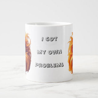 Caneca De Café Grande I Got My Own Problems – Doppelte Klarheit, doppelt