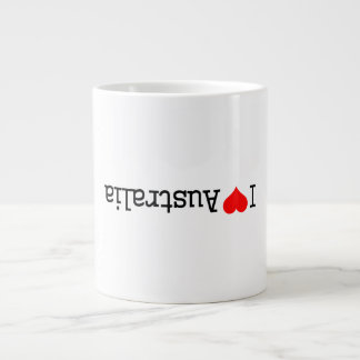 Caneca De Café Grande I Love Australia