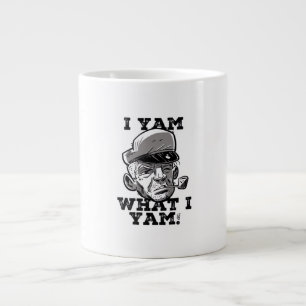 Caneca De Café Grande I Yam What I Yam Classic Meme Design