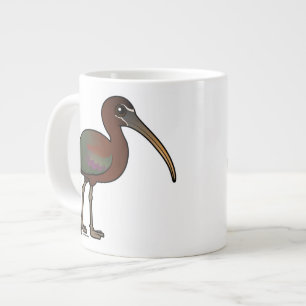 Caneca De Café Grande Ibis Birdormente Glossy