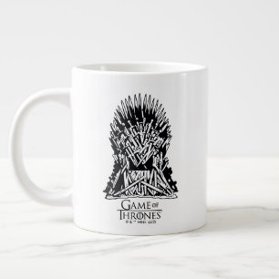 Caneca De Café Grande Ícone de Throne de Ferro