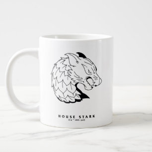 Caneca De Café Grande Ícone House Stark