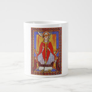 Caneca De Café Grande Ícone Medieval de São Gregório Magno