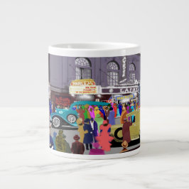 Caneca De Café Grande iCulture Roaring 20's Vintage Specialty Mug