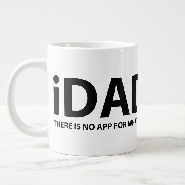 Caneca De Café Grande "iDAD" 20oz Coffee Mug (Esquerda)