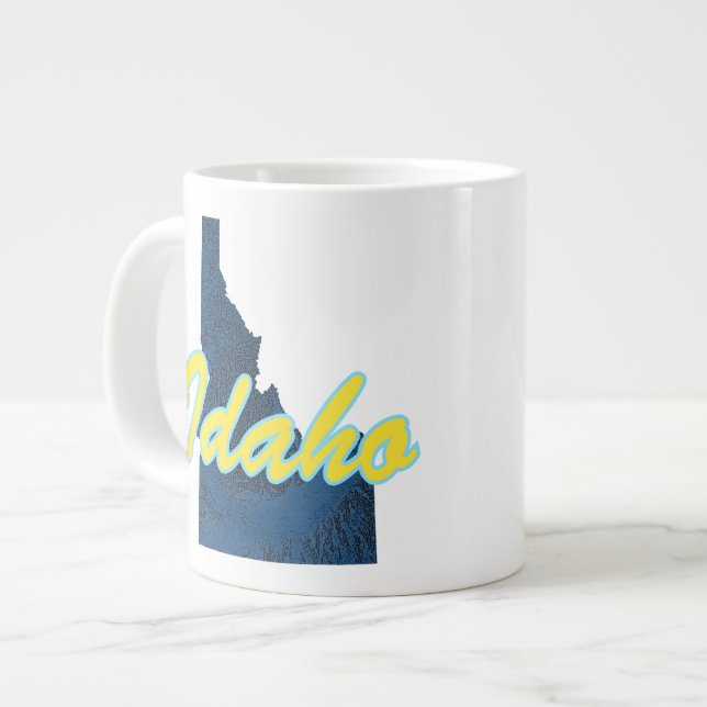 Caneca De Café Grande Idaho (Frente Esquerda)