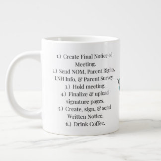 Caneca De Café Grande IEP Steps Coffee Mug