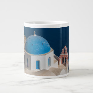 Caneca De Café Grande Igreja na Ilha de Santorini, Grécia