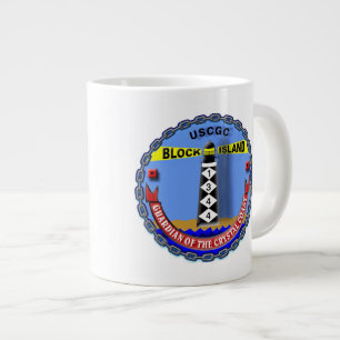 Caneca De Café Grande Ilha do Bloco USCGC WPB-1344 Mug
