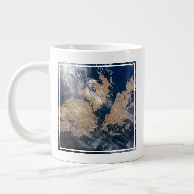 Caneca De Café Grande Ilhas Falkland (Ilhas Malvinas). (Esquerda)