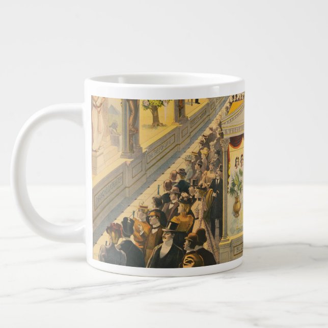 Caneca De Café Grande Ilusões Sobrenaturais E Maravilhosas No Hall (Esquerda)