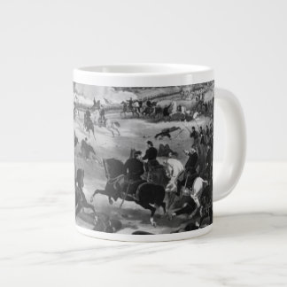 Caneca De Café Grande Ilustração da Batalha de Gettysburg