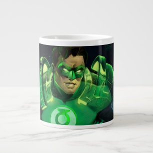 Caneca De Café Grande Ilustração de Lanterna Verde de Crise Infinita