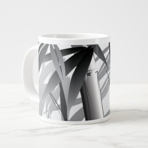 Caneca De Café Grande Ilustração de uma pintura de estilo oriental