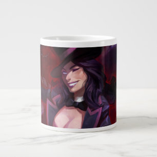 Caneca De Café Grande Ilustração de Zatanna em Crise Infinita