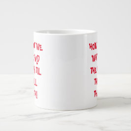 Caneca De Café Grande Imagem de mídia tradicional anti-esquerdista conse