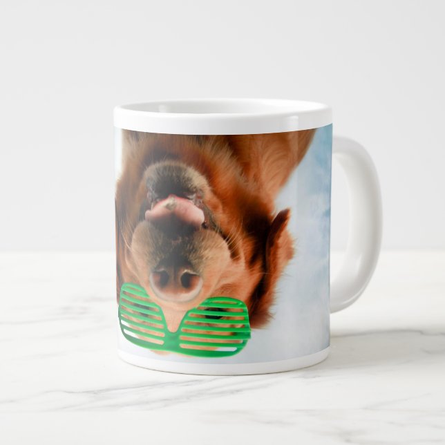 Caneca De Café Grande Imagens de Getty| Cães com Óculos (Frente Esquerda)