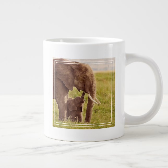 Caneca De Café Grande Imagens de Getty| Elefante e bebê (Direita)