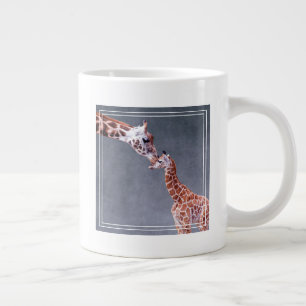 Caneca De Café Grande Imagens de Getty Mãe e Bebê Girafa