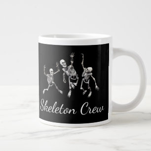 Caneca De Café Grande Imagens "Skeleton Crew" engraçadas