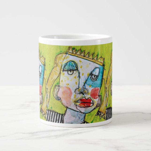 Caneca De Café Grande Imagine (Frente)