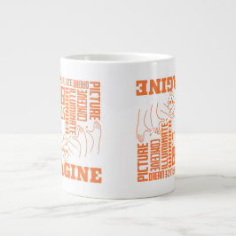 Caneca De Café Grande Imagine - Design ASL