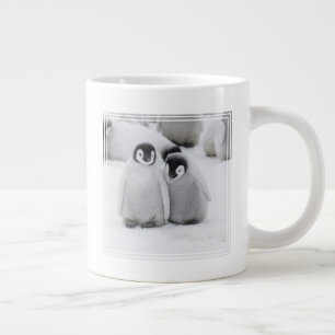 Caneca De Café Grande Imperador Pinguim Pintinho no Gelo na Antártica
