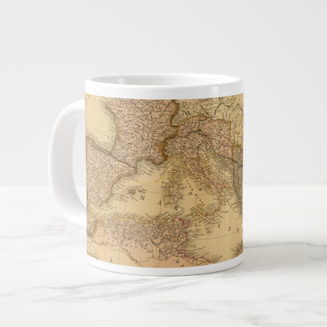 Caneca De Café Grande Império Romano 2 (Frente Esquerda)