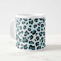 Impressão Leopardo, Manchas Leopardo, Leopardo Azu