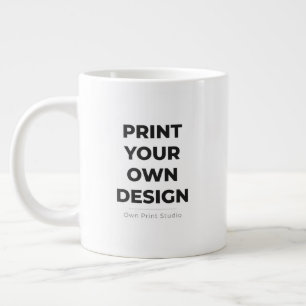 Caneca De Café Grande Impressão Personalizada Imprimindo o Meu Sob Enc