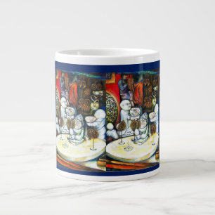 Caneca De Café Grande Inabalável pelo desafio