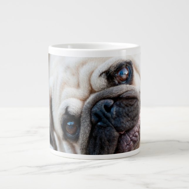 Caneca De Café Grande Inclinação da Cabeça (Frente)