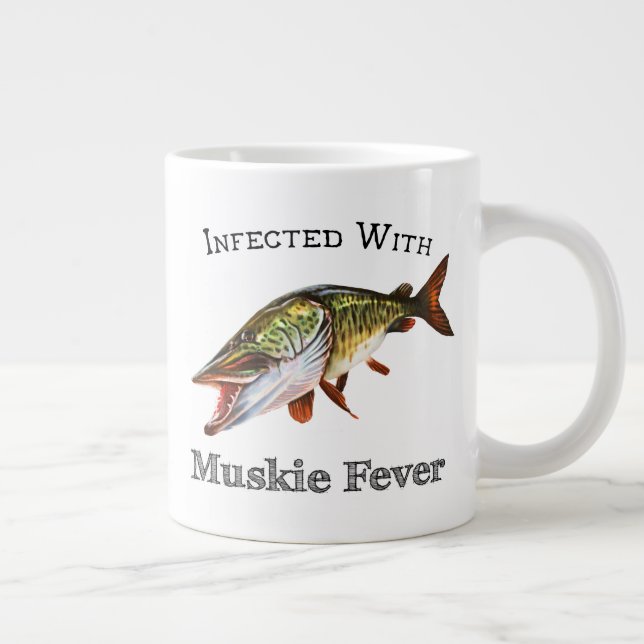 Caneca De Café Grande Infectado Com Febre Muskie (Direita)