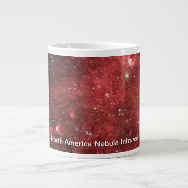 Caneca De Café Grande Infravermelho da Nebulosa América do Norte (Frente)