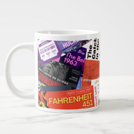 Caneca De Café Grande Ingressos de Concerto de Livro Proibido Presente F