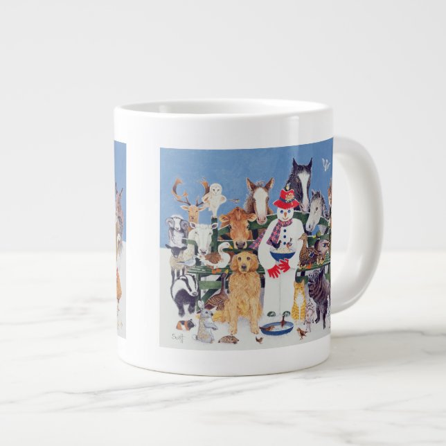 Caneca De Café Grande Inquietação (Frente Esquerda)